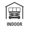 Indoor only machine