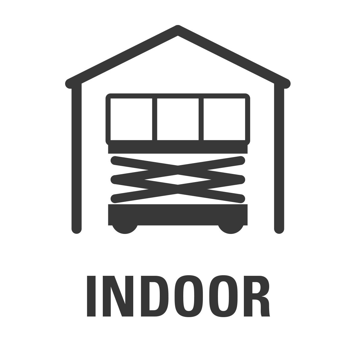 Indoor only machine